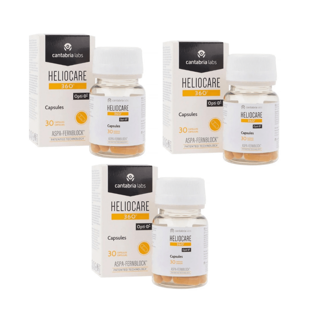 HELIOCARE 360º Cápsulas Fotoprotección Oral Antienvejecimiento 3x30 Cápsulas-1