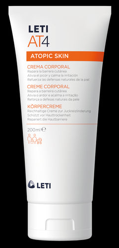 Crème Corps LETI AT4 pour Peaux Atopiques 200 ml