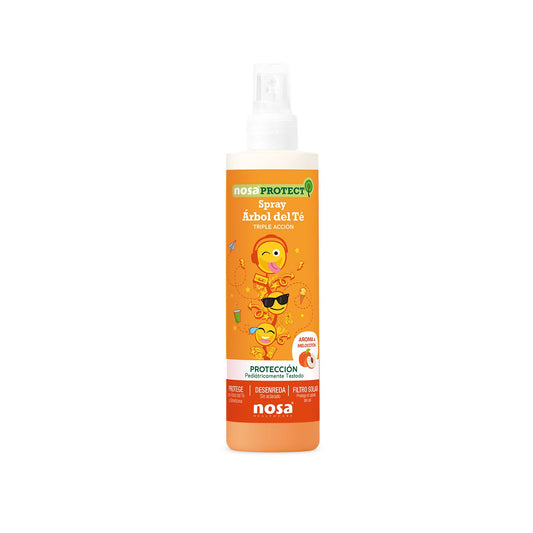 NosaProtect Spray Démêlant Tea Tree Pêche 250 ml