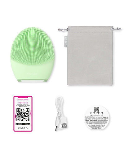 FOREO LUNA 4 Dispositivo de Limpieza Facial Verde 1 ud