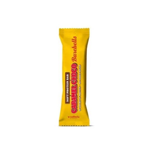 BAREBELLS Soft Caramel Choco Barrita Proteica 55g-4
