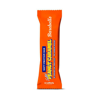 BAREBELLS Barrita Cacahuete Caramelo Snack Proteico 55g 12 ud-1