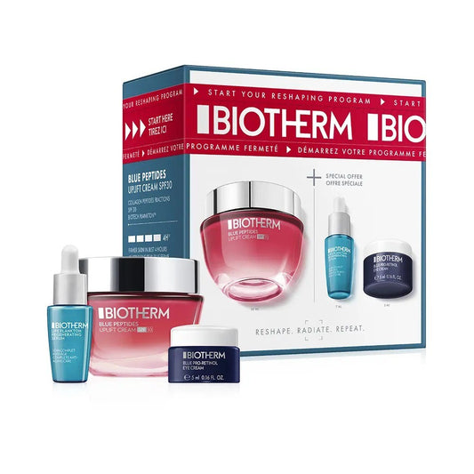 Biotherm Blue Peptides Crema Reafirmante SPF30 Estuche 3 uds-1