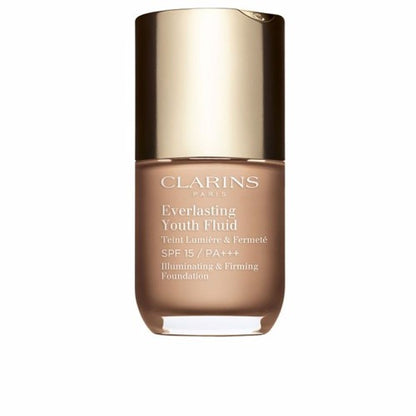 Clarins Everlasting Youth Fluid Base de Maquillaje 114 Cappuccino 30ml-3