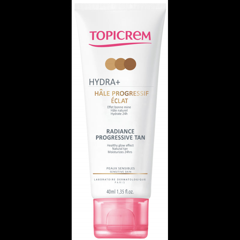 Topicrem Hydra+ Bronceado Progresivo Facial Crema 40ml-2
