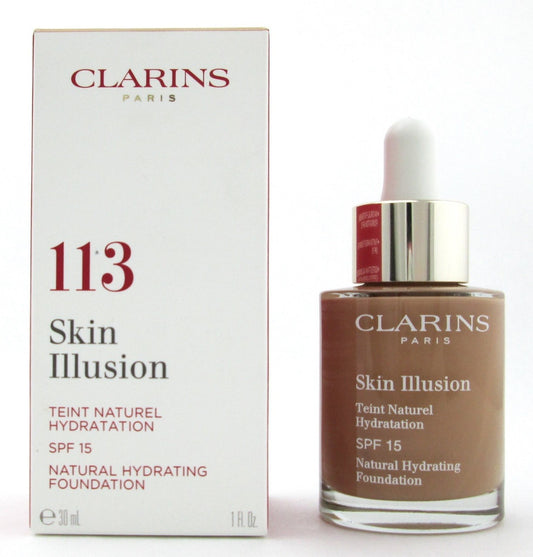 Clarins Skin Illusion Base de Maquillaje Líquida 30ml 113 Chestnut-1