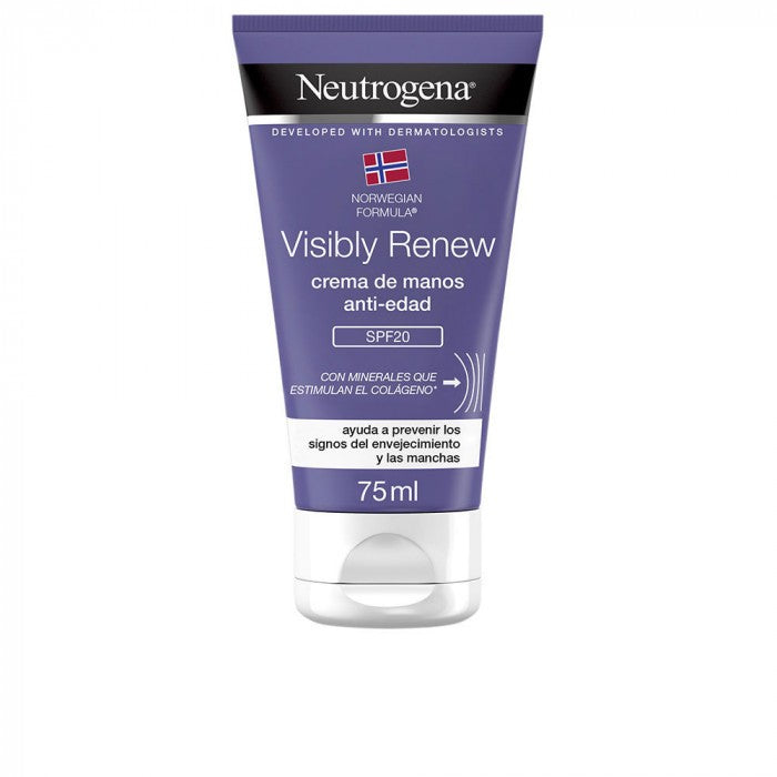 Neutrogena Crema de Manos Visibly Renew Elasticidad Intensa SPF20 Tubo 75 ml-1