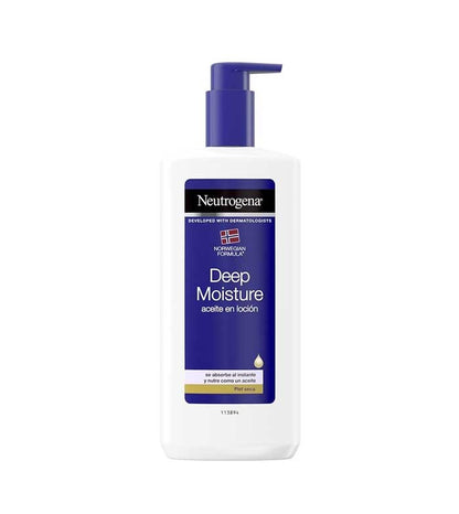 Neutrogena Deep Moisture Loción Corporal en Aceite 400ml-3