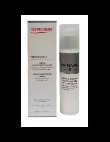 Topicrem Primavia-8 Crema decontracturante Antiarrugas 50ml-5