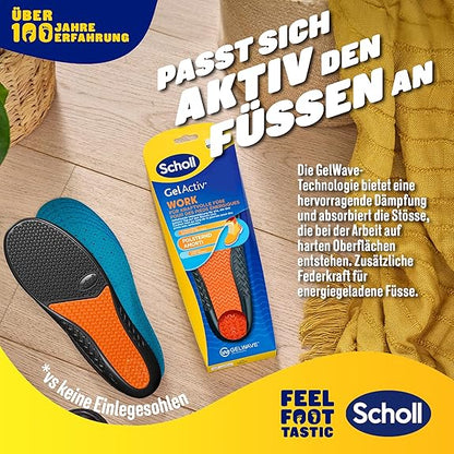 SCHOLL Professional Gel Activ Semelle intérieure pour hommes Taille 40 - 46,5