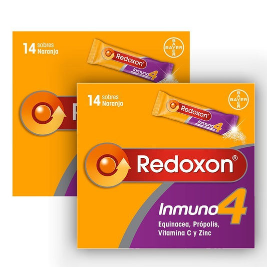 REDOXON Inmuno 4 Duplo Vitaminas Defensas Naturales 2x14 Sobres-1