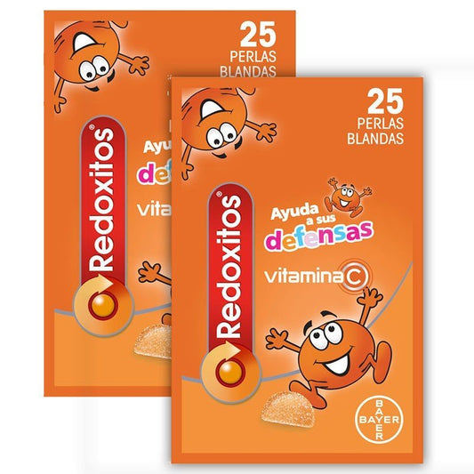 REDOXITOS Vitaminas y Defensas Duplo 2x25 Perlas Blandas sabor Naranja-1