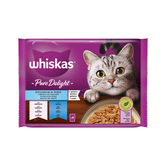 Whiskas Pure Delight Selection Fish Wet Food 13 pcs