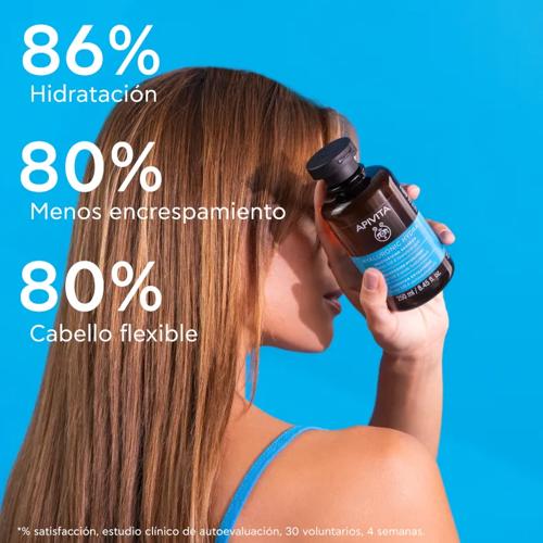 Apivita Shampoo Hyaluronic Hydra mit Honig und Hyaluronsäure 250ml