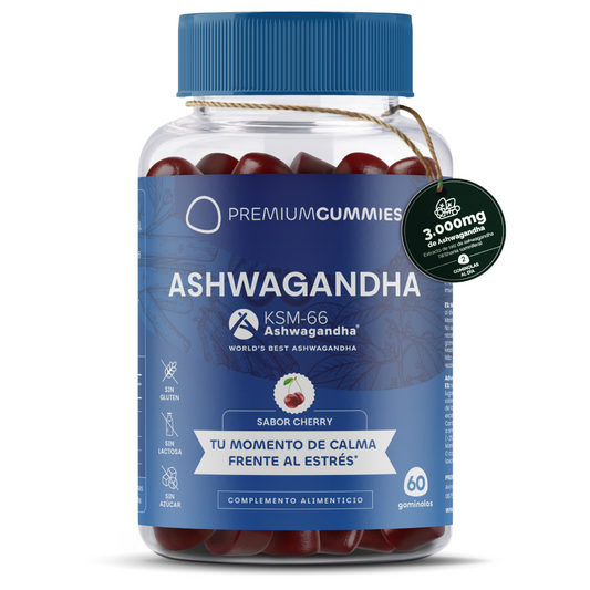 Premium Gummies Ashwagandha KSM-66 60 gominolas