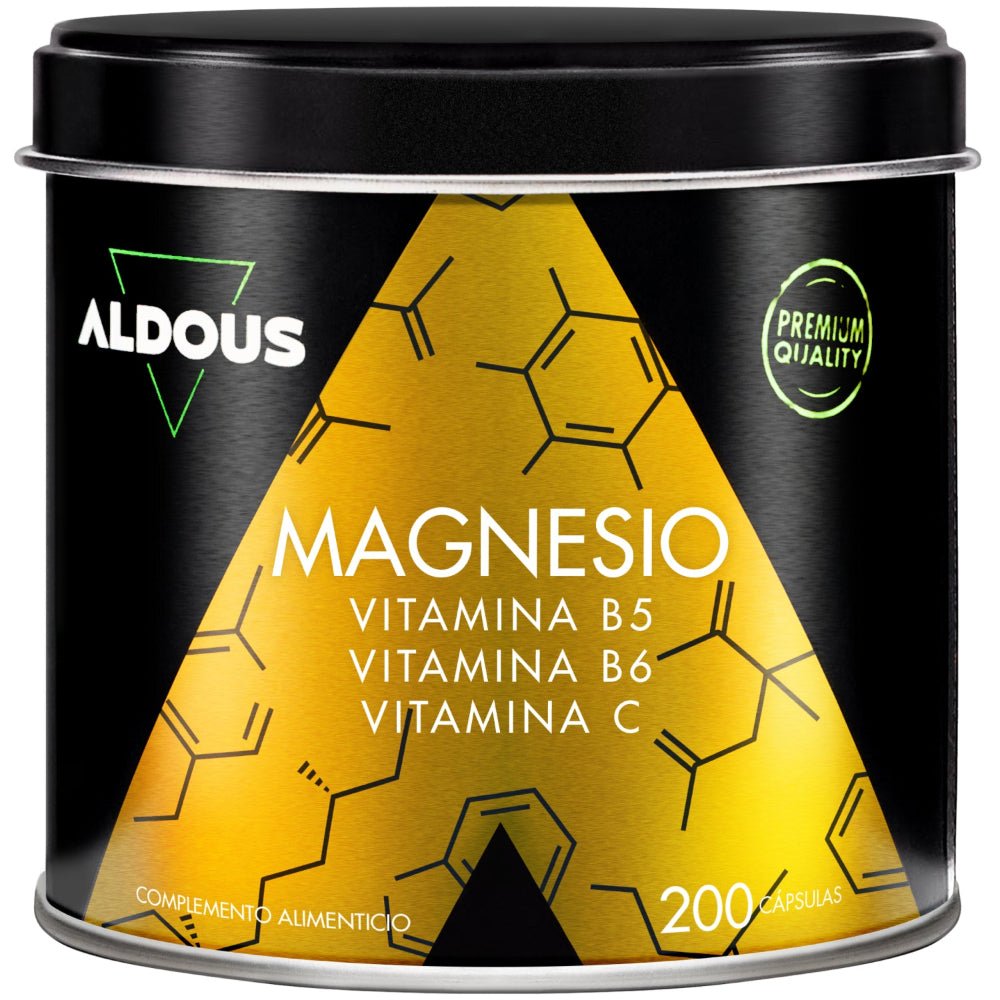 Aldous Magnesio Citrato 1500 mg + Vitamina C, B6, B5 Dose Massima 200 Capsule