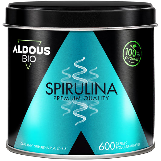 Aldous Bio Spirulina Maximaldosis 3000 mg 600 Tabletten