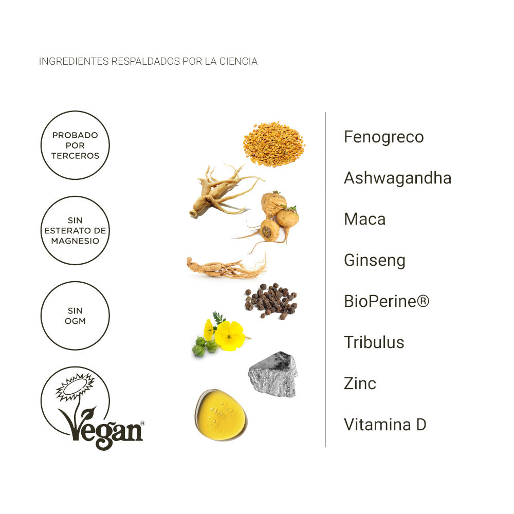 Nullure Testo-One 120 cápsulas