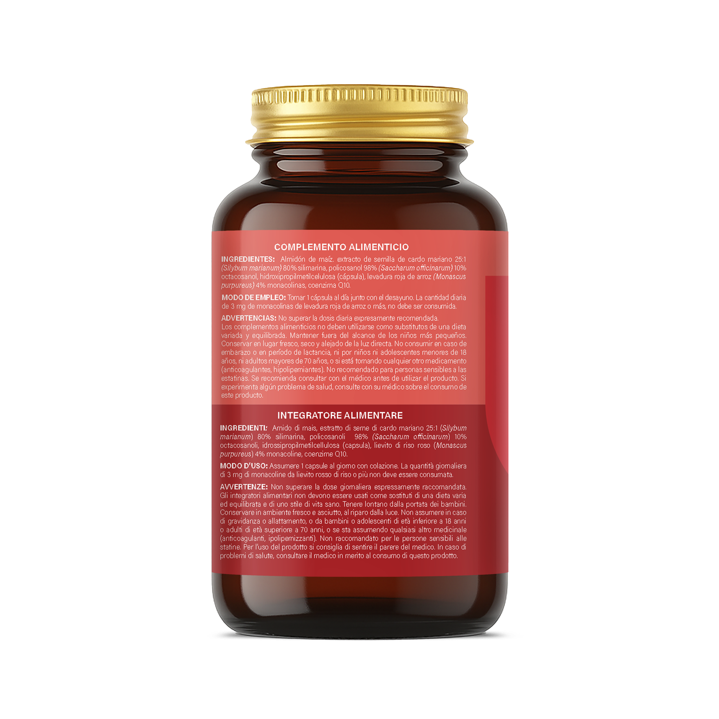 Vittalogy Levadura de Arroz Rojo Red Yeast Rice Premium 3x120 Cápsulas【PACK AHORRO】_?GPSR