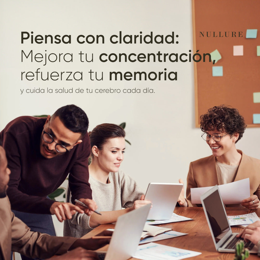 Nullue Memory & Focus 60 cápsulas