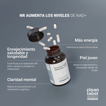 Nullure NAD Nicotinamide Riboside 300mg 30 cápsulas