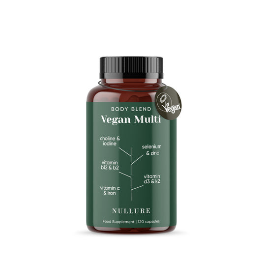 Nullure Multivitaminas Veganas All-in-One 120 cápsulas