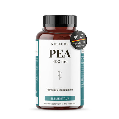 Nullure PEA Palmitoiletanolamida 400 mg Antiinflamatorio 90 Cápsulas