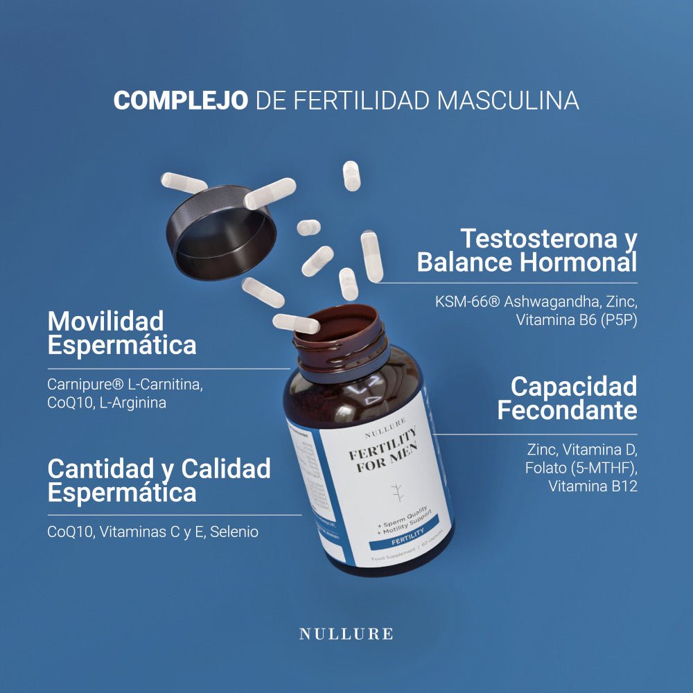Nullure Complejo Fertilidad Masculina 60 Cápsulas