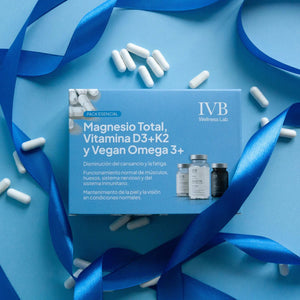 IVB Pack Magnesium Total 60 Kapseln + Vegan Omega 3+ 60 Kapseln + Vitamin D3+K2 60 Kapseln
