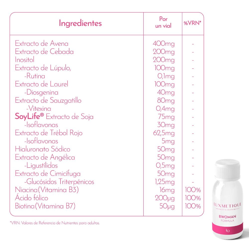 Luxmetique Bwoman Formula Frauen-Wohlbefinden 15 Ampullen x 30 ml