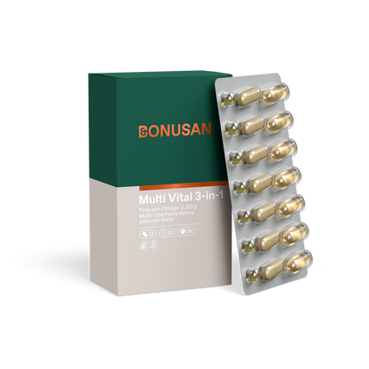 Bonusan Multi Vital 3-en-1 Mensual 28 comprimidos