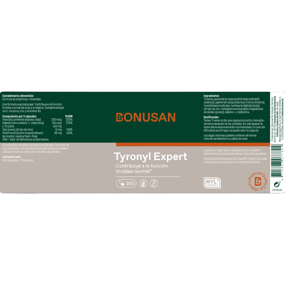 Bonusan Tyronyl Expert 300 cápsulas