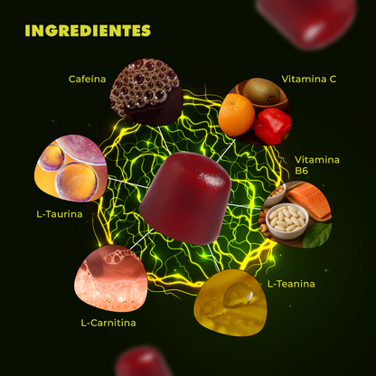 Premium Gummies Performance Brain On 60 gominolas
