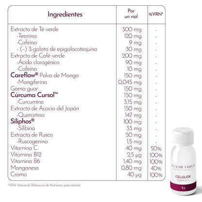 Luxmetique Fórmula Celulox 15 Ampullen