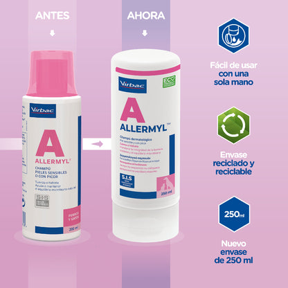 Virbac Allermyl Champô Dermatológico 250ml