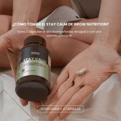 Grow Nutrition Stay Calm Suplemento Relajación 60 Cápsulas
