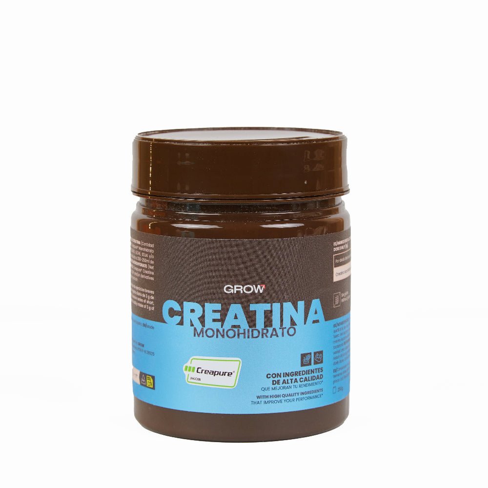 Grow Nutrition Creatina Monohidrato Creapure Suplemento Deportivo 300 g