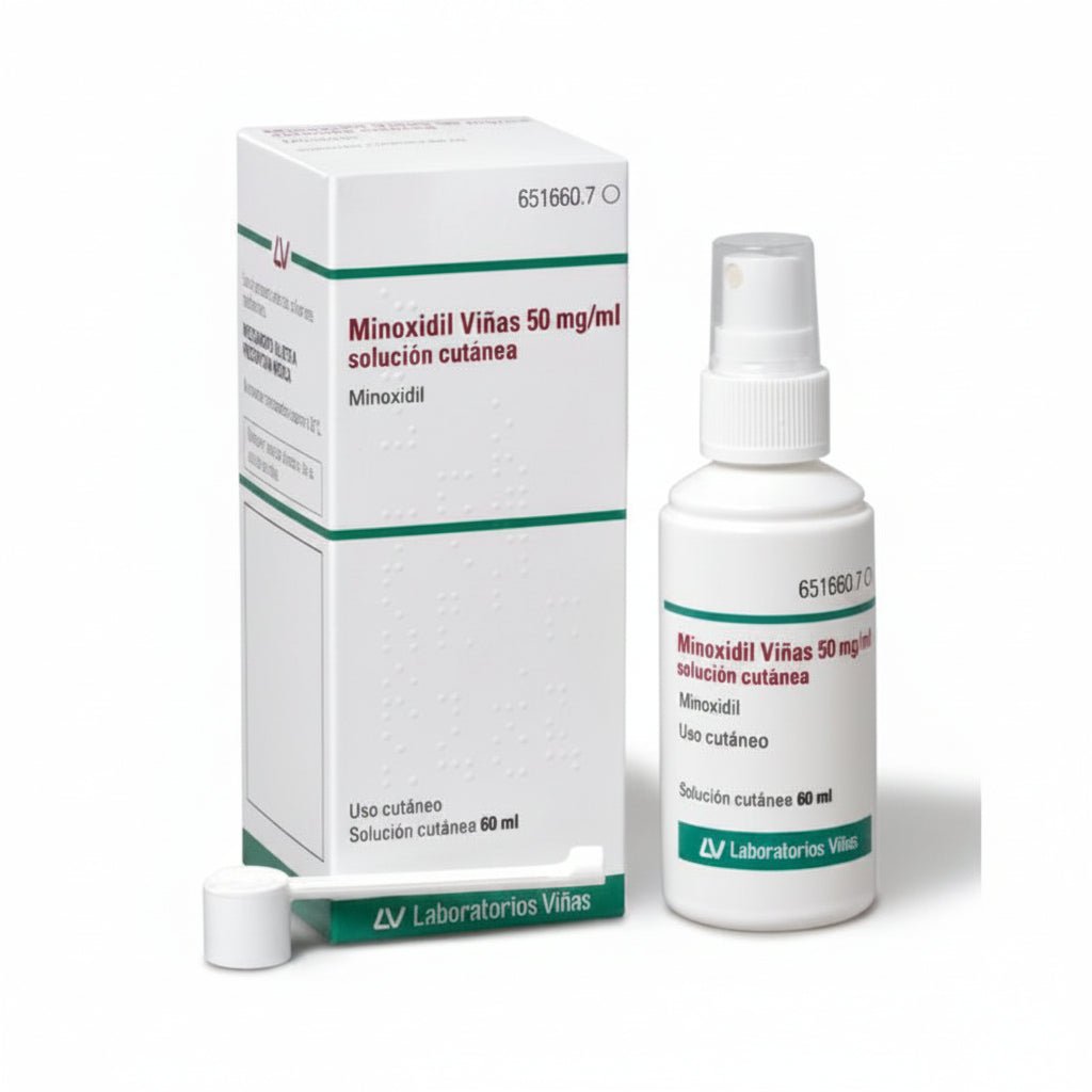 Minoxidil Viñas 50 mg/ml Solución Cutanea 1 Frasco 60 ml