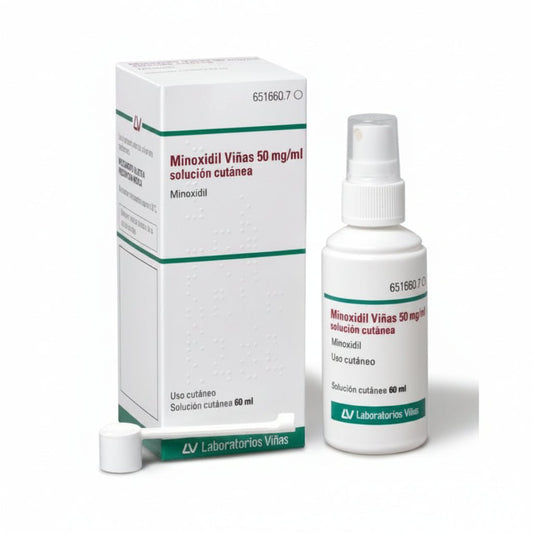 Minoxidil Viñas 50 mg/ml Solución Cutanea 1 Frasco 60 ml