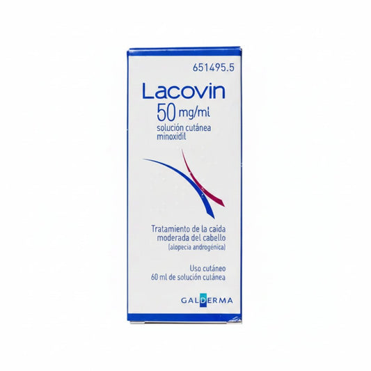 Lacovin 50 mg/ml Solución Cutanea 1 Frasco 60 ml