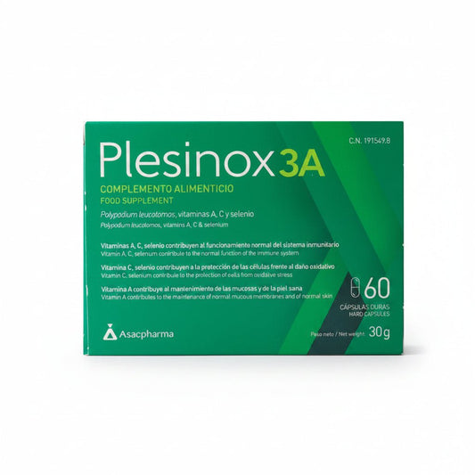 PLESINOX 3A Complemento Alimenticio 60 Cápsulas