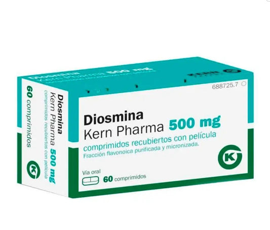 Diosmina Kern Pharma 500 mg 60 Comprimidos Recubiertos