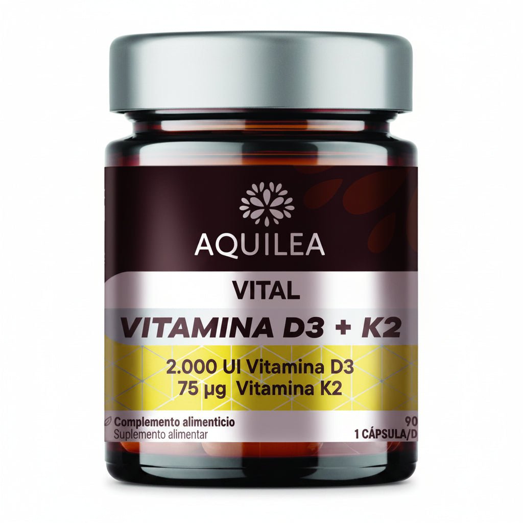 Aquilea Vitals Vit D3+K2 90 Cápsulas