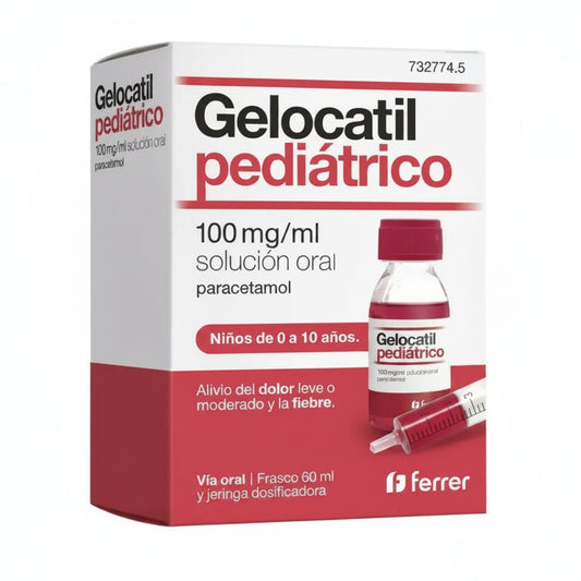Gelocatil Pediatrico paracetamolo soluzione orale 100 mg/ml 60 ml