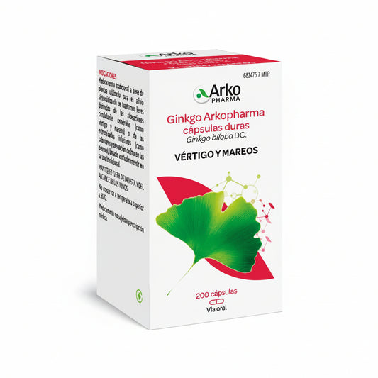 Arkopharma Ginkgo biloba 180 mg 200 cápsulas