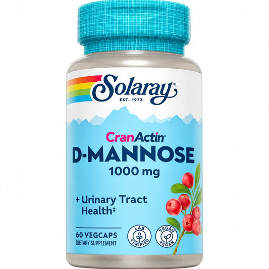 Solaray D-Mannose+Cranactin 60 Cápsulas