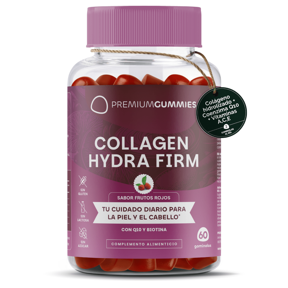 Premium Gummies Collagen Hydra Firm Suplemento Colagénio – 60 Gomas