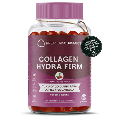 Premium Gummies Collagen Hydra Firm Suplemento Colagénio – 60 Gomas