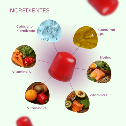 Premium Gummies Collagen Hydra Firm Suplemento Colagénio – 60 Gomas