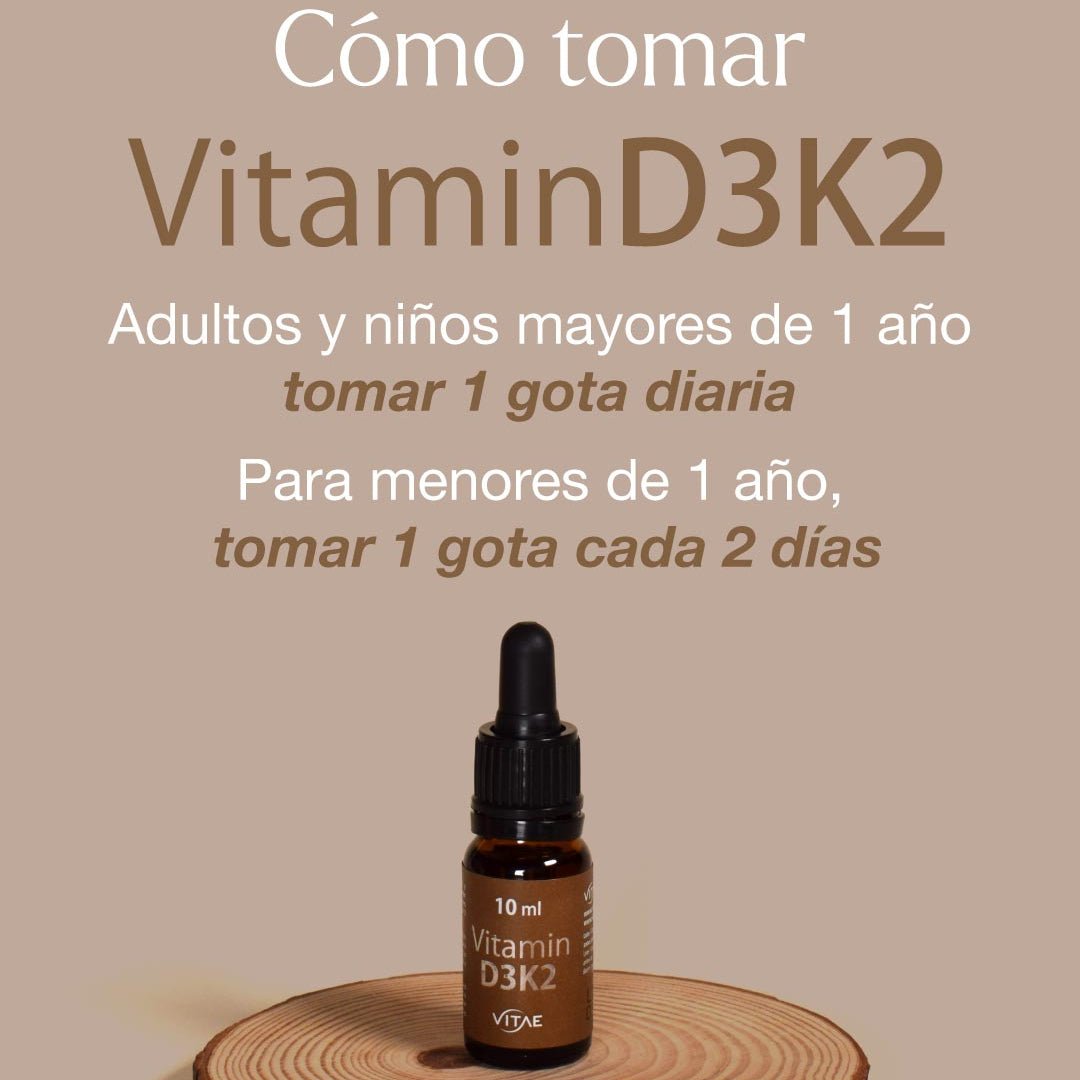 Vitae Vitamin D3 + K2 Drops 10ml